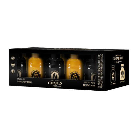 Auténtico Corajillo – 5 Mix – Repuestos de Licor y Café 50ml