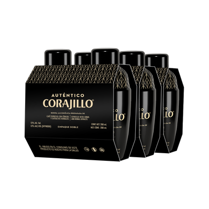 Auténtico Corajillo – Six Pack – 6 Corajillos con Shakers Reutilizables