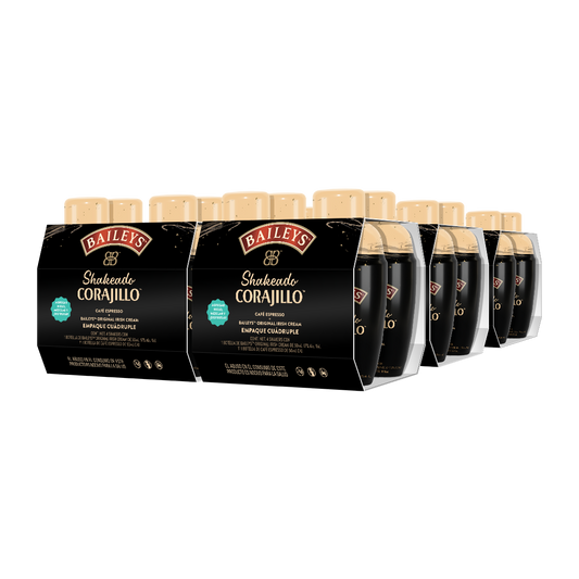 Baileys Shakeado Corajillo – 24 Pack – 24 Shakers con Espresso y Crema Irlandesa