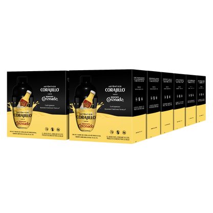 Corajillo x Rompope Coronado – 24 Pack – 24 Shakers con Espresso y Rompope de Vainilla