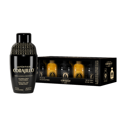 Auténtico Corajillo – Kit Completo – 1 Corajillo + 5 Mix de Licor y Café